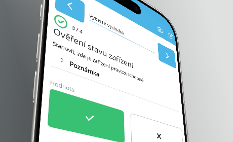 PRIS mobil: pracovní postup u záznamu